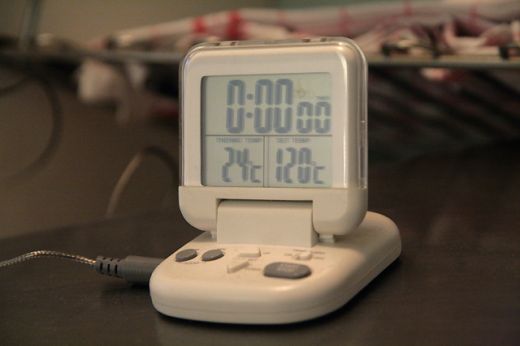 Thermometer zum Temperieren (Schmelzen) von Schokolade und Kuvert&uuml;re